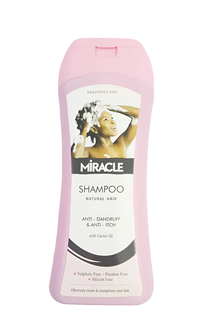 BEAUTIFUL YOU · MIRACLE Natural Hair Anti-Dandruff & Anti-Itch Shampoo