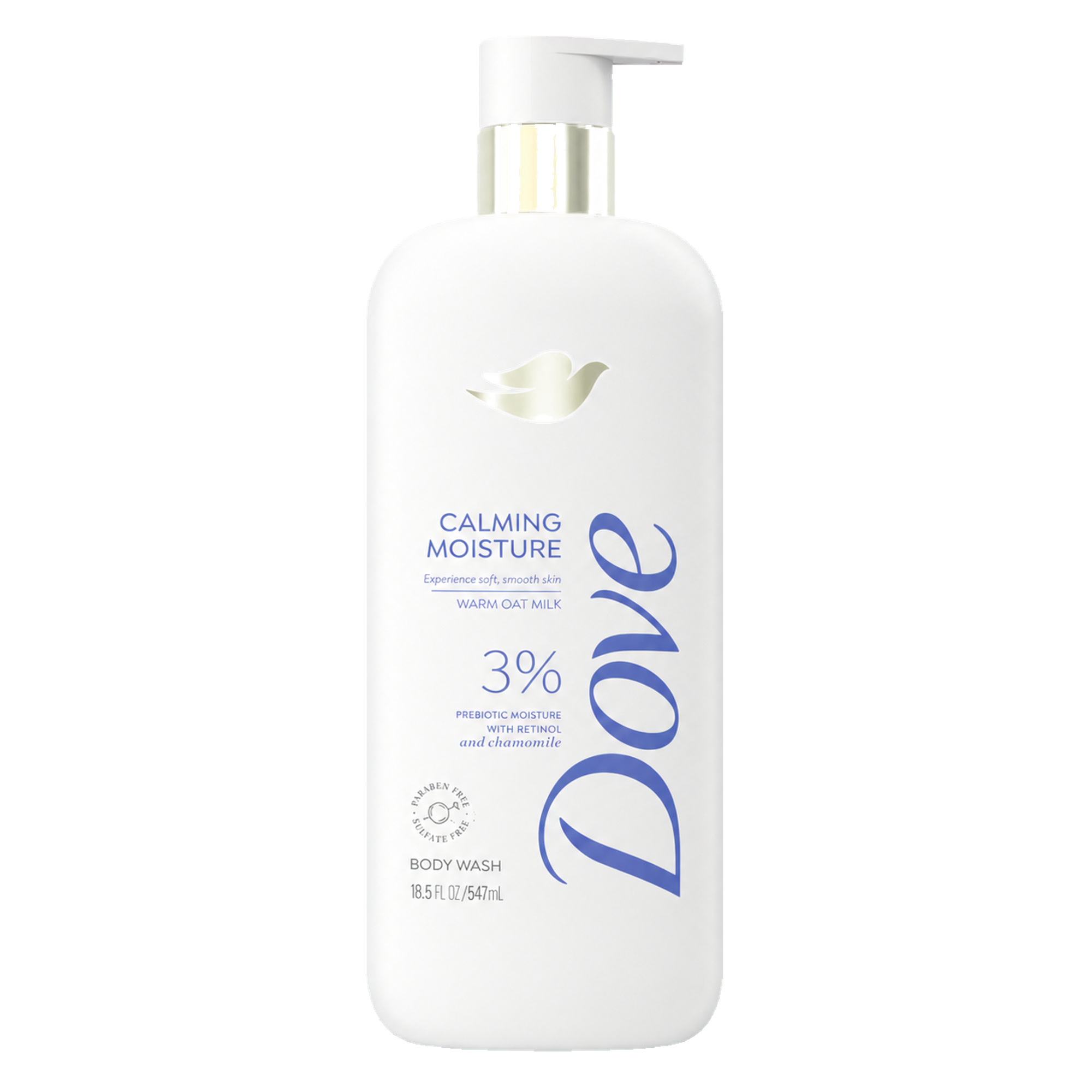 Dove Calming Moisture 3% Body Wash